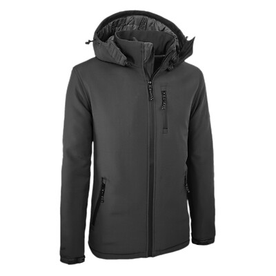 Giubbotto Piumino Lungo Uomo Con Cappuccio Impermeabile – Invernale Casual VEQUE, Blu Navy