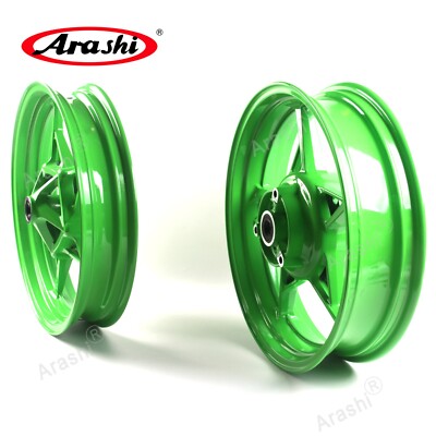 Green Front Rear Wheel Rim For Kawasaki Ninja 400 EX400 ABS 2018