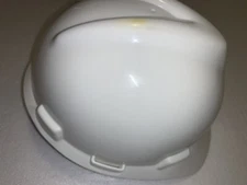 MSA Z89.1  V-Gard Hard Hat,Front Brim, White Safety Construction Equipment