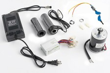 150W Electric Motor w Sprocket Speed Control Twist Throttle Key Lock Charger