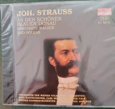 Joh.Strauss An der Schönen Blauen Donau Berühmte Walzer und Polkas CD Neu OVP 