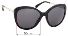 SFx Replacement Sunglass Lenses Fits Chanel 5338-h-a - 56mm Wide