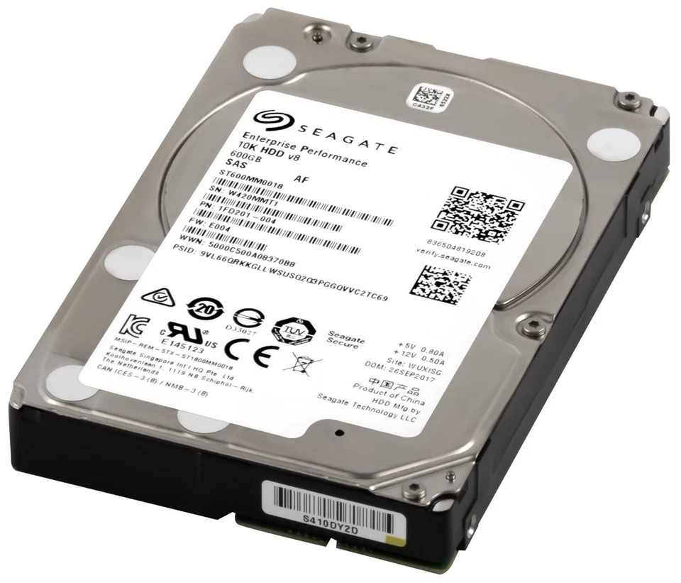 Seagate Enterprise ST600MM0018 600GB 128MB 10000RPM SAS-3 12Gbps 2.5" Inch - Image 2 of 4