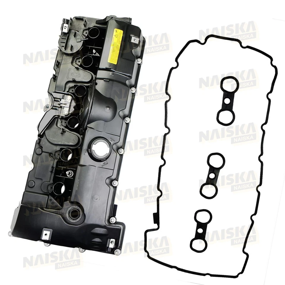 Cubierta de válvula con junta y pernos para BMW E70 E82 E90 X5 128i 328i 528i 11127552281 Foto 2 de 4