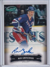  2006-07 Parkhurst Autographs #18 Ron Greschner - New York Rangers - SET BREAK