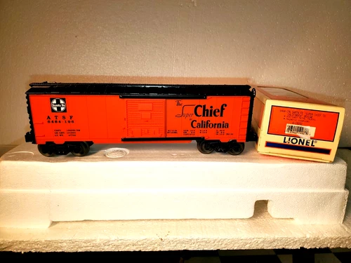 Lionel SANTA FE SUPER CHIEF TO CALIFORNIA BOXCAR NEW   #6-19282