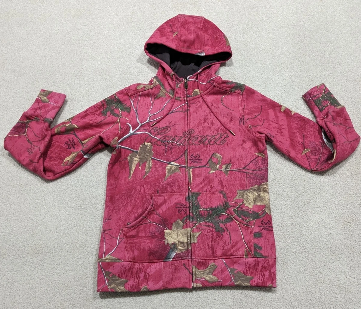 Carhartt pink sales camo jacket