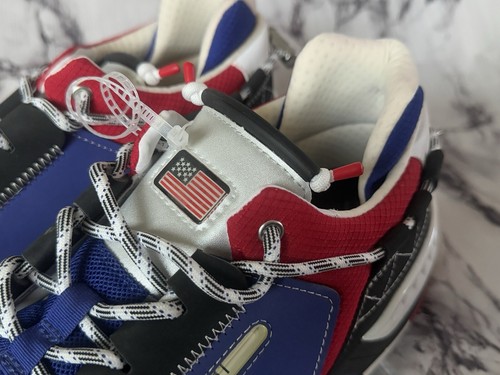 Sneakers Polo Sport Ralph Lauren Men Shoes PS200 Blue Red White US Size 14 - Picture 16 of 23