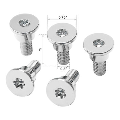 m5to.com 5x Front Disk Brake Rotor Bolts Fit For Harley Electra