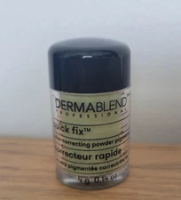 DermaBlend Quick Fix Correcting Powder Pigments Concealer GREEN SCR30W, 0.14oz.