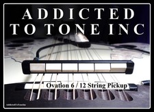 Gruppo Pickup Ovation 6/12 Corde ACCIAIO Parte OEM con SET SHIM