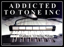 Ovation Pickup Assembly   6 / 12  STEEL String   OEM Part with SHIM SET