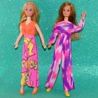 1970 Vintage Dawn era Mattel Rock Flowers Doll HEATHER & LILAC + Jumpsuits Shoes