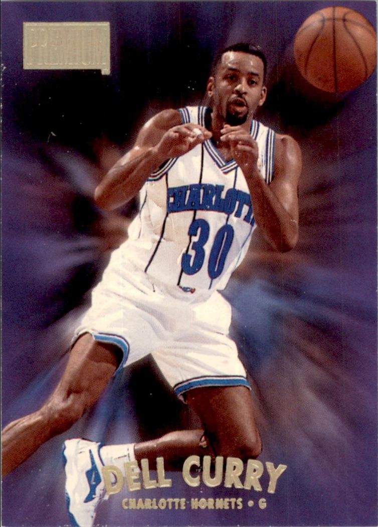 1997-98 Basketball SkyBox Premium Dell Curry Charlotte Hornets #67