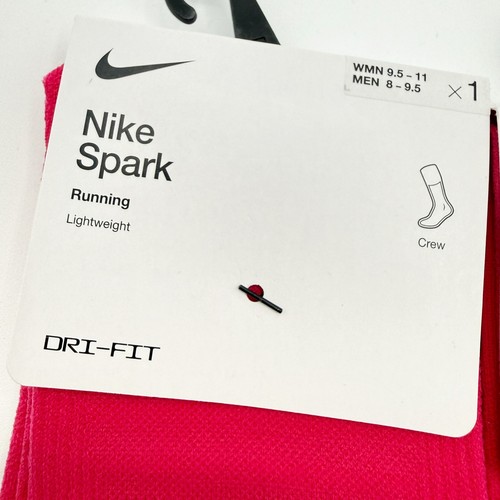 Nike Spark Socken (3 Paar) Crew, leicht Größe 8 - 9,5 Herren pink DA3584-667 - Bild 2 von 5