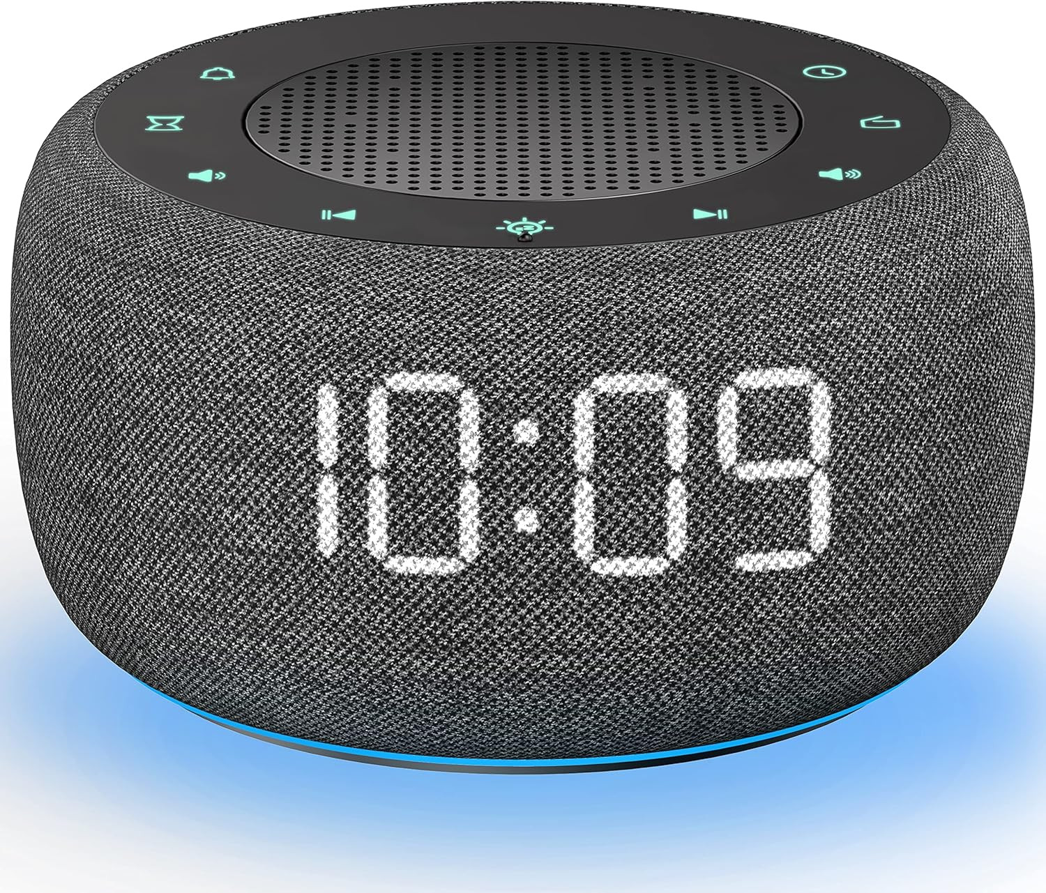 Sveglia Digitale LED con Luce Notturna 7 Colori e Radio FM Hi-Fi