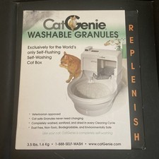 CatGenie Washable Granules for Self Washing Litter Box Litter Cat Toilet