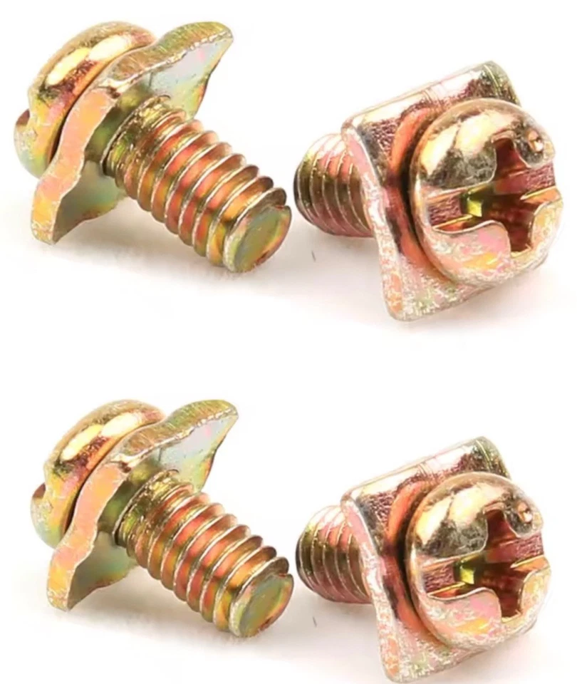 FORCARMEDIA Amplifier Amp Mounting Screws M4 Thread Car Audio X4 Set