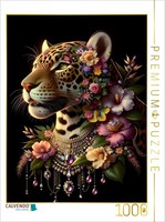 Calvendo Puzzle Leopard Magic | 1000 Pieces, Finished Size 25.2 × 18.9 In (64 ×