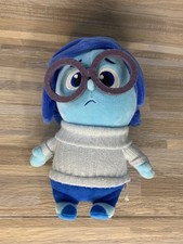 Disney Store Inside Out 9  Sadness Plush Tested Works