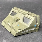 Gi Joe APC Front Canopy Cab Cover Windshield Green Vehicle Part Hasbro 1983