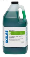Ecolab 6102448 TruPower Dish Machine Rinse Additive Heavy Duty 1 Gal / 3.78L NEW