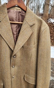 Caldene tweed hacking coat jacket Mens men's 42R foxhunt