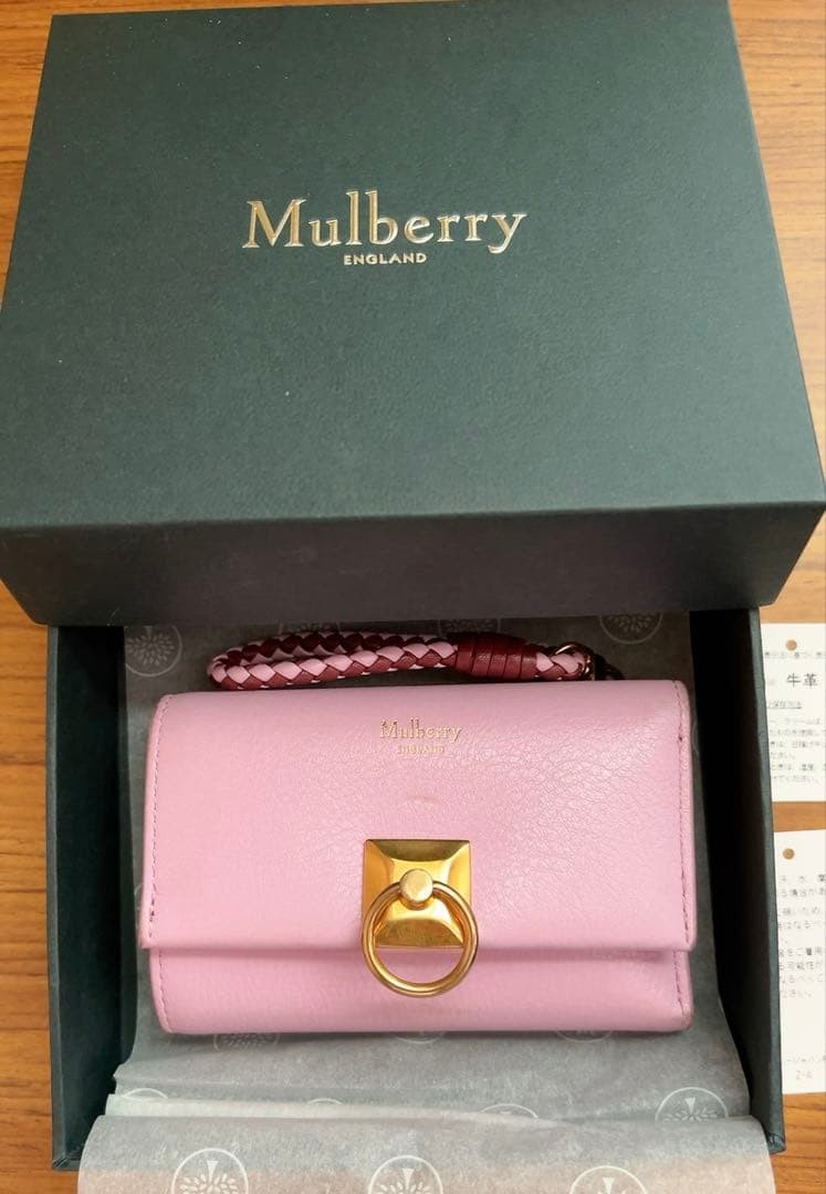 Mulberry Wallet Iris Designer Luxury Rare Model Women Exclusive Limited Edition View 2