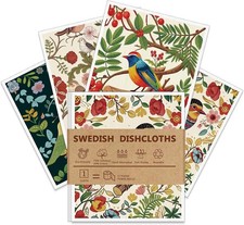 Biodegradable, Fast Dry Non-Scratch Cellulose Sponge Cloths for