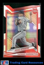 2022 Elite Extra Edition #36 Thomas Harrington Prime Numbers C Die Cut #/184