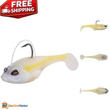 3in PowerBait Agent E Soft Bass Bait - HD Chartreuse Shad for Maximum Attraction