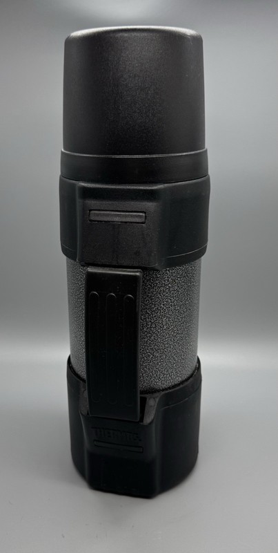 Thermos Hot/Cold Beverage 1 L Insulated Tumbler Cup Camping Coffee Grey And Blac