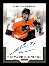 2011-12 Panini Certified - Private Signings James van Riemsdyk #JVR (AU)