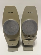 Sony Vaio Wired Computer Left Right Speakers PCVA-SP4 NO POWER ADAPTER