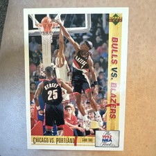 Upper Deck 1992 NBA Finals Bulls vs. Blazers #173 Bulls Blazers Base Set