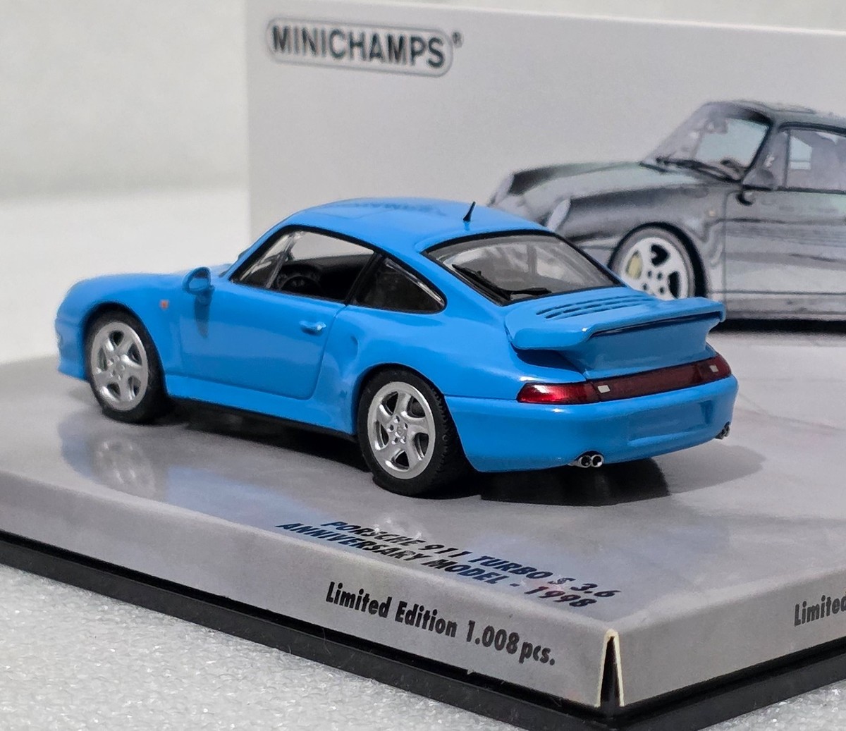 Porsche 911 (993) Turbo S 1998 Anniversary Model 1:43