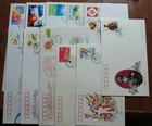 CHINA.Lot of full sets on FDC (4)