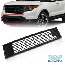 Fits 2011-2015 Ford Explorer Front Lower Bumper Grille Center Insert Black Fits 2011-2015 Ford Explorer Front Lower Bumper Grille Center Insert Black
