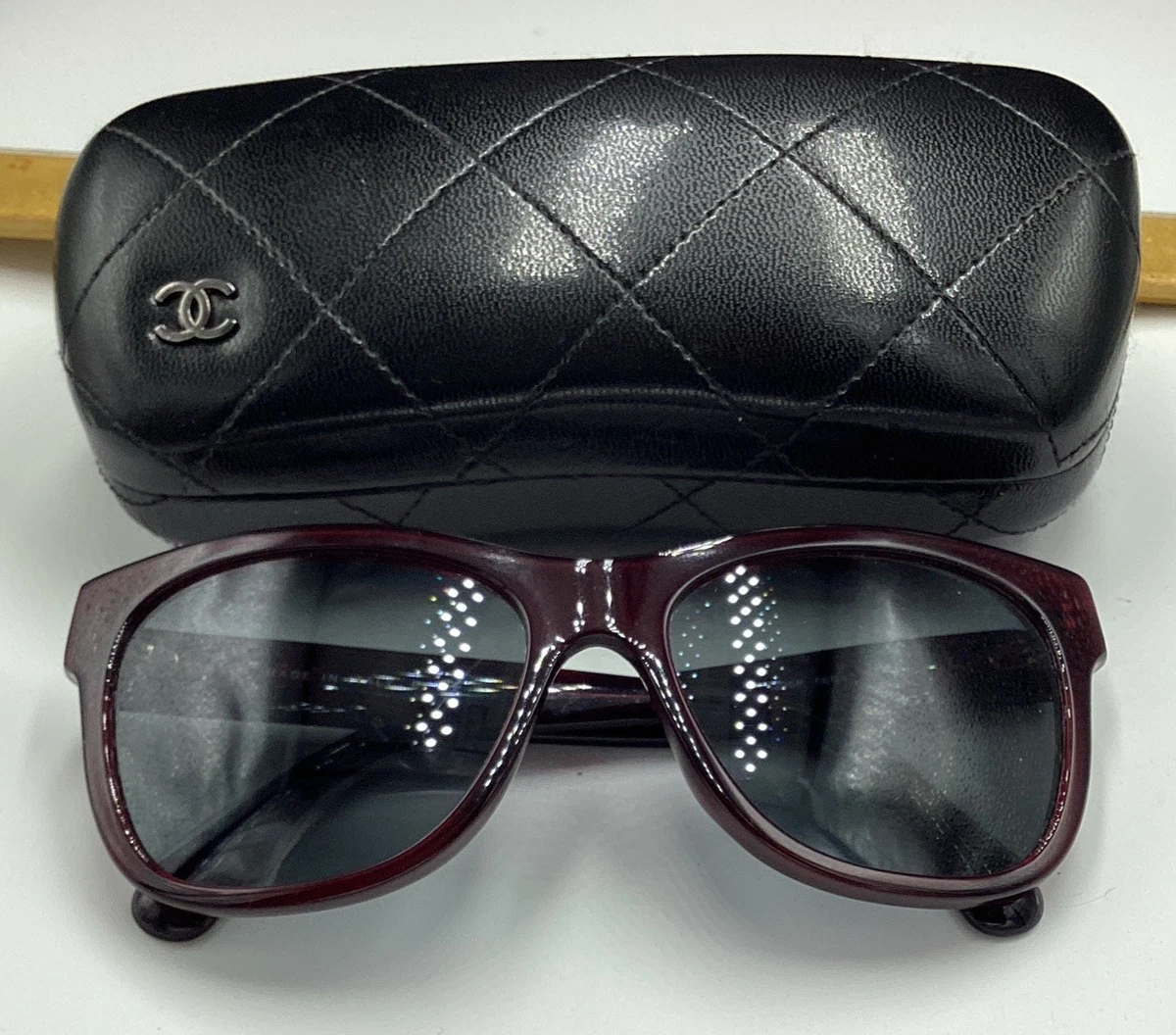 CHANEL Eyeglass Hard Cases Sunglasses for sale | eBay display picture 3
