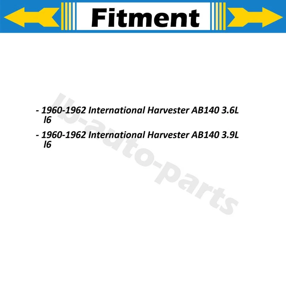 4x Manguera de freno delantera trasera para International Harvester AB140 3,6 L 1960-1962 Foto 2 de 4