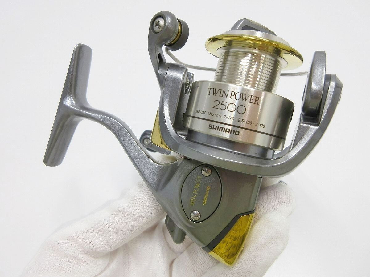 SHIMANO 98 TWIN POWER 2500 DOUBLE HANDLE SPINNING REEL FISHING