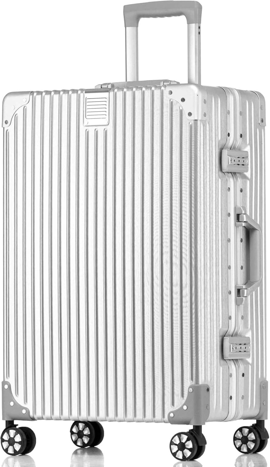 HotWay Carry On Luggage with Aluminum Frame, 20 Inch PC Hard