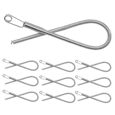  10 Pcs Drawstring Threader Threading Tool Metal DIY Rope Braiding Tools