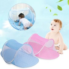 Baby Infant Foldable Nursery Sleep Play Crib Bed Cot Netting Canopy Mosquito