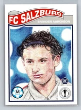 Brenden Aaronson 2021 Topps Living UEFA Champions League #299 RC QTY