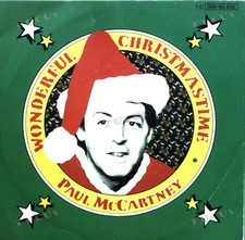 Paul McCartney - Wonderful Christmastime 7" VG . 