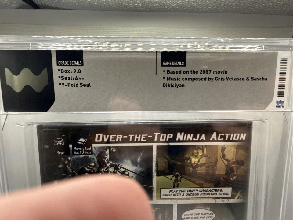 TMNT WATA Graded 9.8 A++ Sealed Nintendo GameCube Vintage Video Game - Image 4 of 4