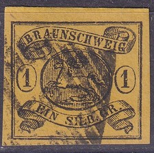 Braunschweig Mi 6 gestempelt, Altprüfung
