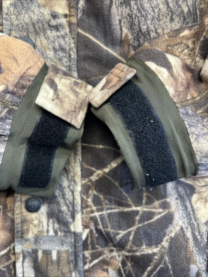 Browning Hydro-Fleece Gore-Tex Men's L Hooded Woodland Camouflage Jacket Taiwan - Image 2 of 4