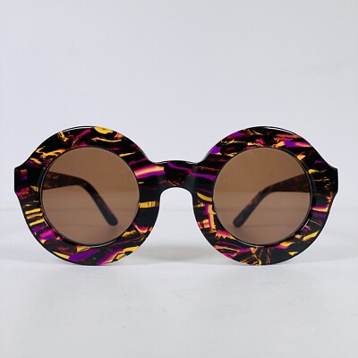 Wildfox Twiggy Deluxe Montage / Brown Sun Frame Brown Lens Round